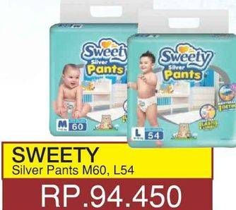 Promo Harga Sweety Silver Pants M60, L54  - Yogya