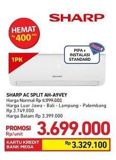 Promo Harga SHARP AH-A9VEY - AC 1PK  - Carrefour