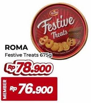 Promo Harga Roma Festive Treats 675 gr - Yogya