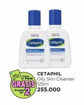 Promo Harga Cetaphil Oily Skin Cleanser 125 ml - Watsons