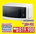 Promo Harga Sharp/Hitachi/Samsung/Panasonic/Toshiba Microwave  - Hypermart