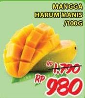 Promo Harga Mangga Harum Manis per 100 gr - Giant