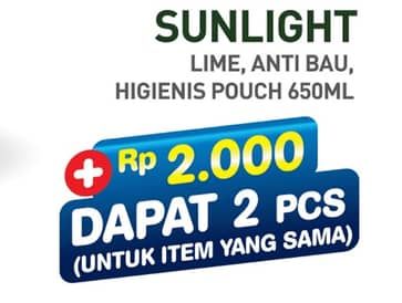 Promo Harga Sunlight Pencuci Piring Jeruk Nipis 100, Anti Bau With Daun Mint, Higienis Plus With Habbatussauda 650 ml - Hypermart