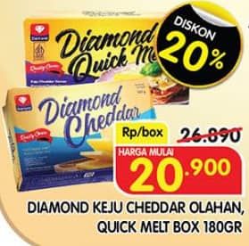 Promo Harga Diamond Cheddar/Quick Melt  - Superindo