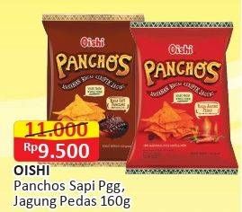 Promo Harga OISHI Panchos Sapi Panggang, Jagung Pedas 160 gr - Alfamart