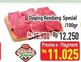 Promo Harga Daging Rendang Sapi Spesial per 100 gr - Hypermart