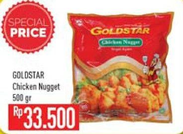 Promo Harga GOLDSTAR Chicken Nugget 500 gr - Hypermart