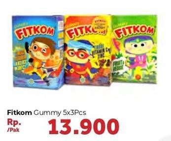 Promo Harga FITKOM Gummy 5 pcs - Carrefour