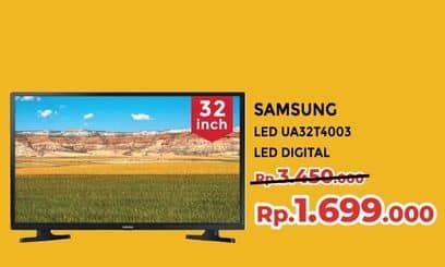 Samsung UA32T4003 | LED TV 32"  Diskon 50%, Harga Promo Rp1.699.000, Harga Normal Rp3.450.000