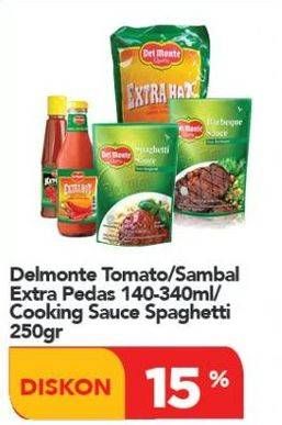 DEL MONTE Tomato/ Sambal Extra Pedas 140-340 mL/ Cooking Sauce Spaghetti 250 g