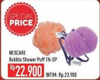 Promo Harga 3M NEXCARE Bubble Shower Puff  - Hypermart
