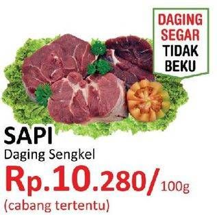 Promo Harga Daging Sengkel (Shankle) per 100 gr - Yogya