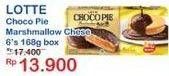 Promo Harga LOTTE Chocopie Marshmallow per 6 pcs 28 gr - Indomaret