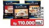 Promo Harga KANZLER Sosis All Variants per 3 pouch 360 gr - LotteMart