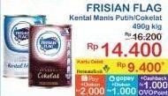 Promo Harga Frisian Flag Susu Kental Manis Cokelat, Putih 490 gr - Indomaret