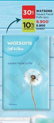 Promo Harga WATSONS Square Puff  - Watsons