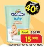 Promo Harga KODOMO Baby Top To Toe Wash 450 ml - Superindo