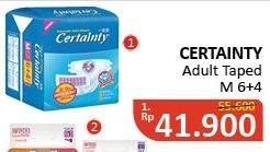 Promo Harga Certainty Adult Diapers M10  - Alfamidi