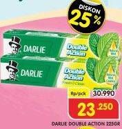 Promo Harga Darlie Toothpaste Double Action Fresh Clean 225 gr - Superindo