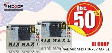 Promo Harga HICOOP Celana Dalam Pria HB-737 MX 3 pcs - Hari Hari