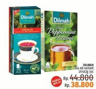 Promo Harga Dilmah Tea All Variants 25 pcs - LotteMart