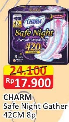 Promo Harga Charm Safe Night Gathers 42cm 8 pcs - Alfamart