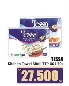 Promo Harga Tessa Kitchen Towel per 3 pcs 70 sheet - Hari Hari