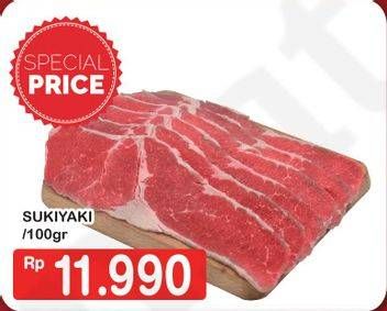 Promo Harga Sukiyaki per 100 gr - Hypermart
