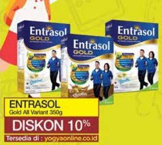 Promo Harga Entrasol Gold Susu Bubuk All Variants 350 gr - Yogya