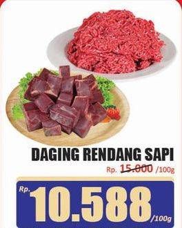 Promo Harga Daging Rendang Sapi per 100 gr - Hari Hari