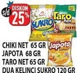 Promo Harga CHIKI NET Snack/JAPOTA Potato Chips/TARO Net/DUA KELINCI Kacang Sukro  - Hypermart