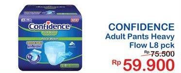 Promo Harga Confidence Adult Diapers Heavy Flow L8 8 pcs - Indomaret