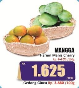 Promo Harga Mangga Harum Manis Chery per 100 gr - Hari Hari