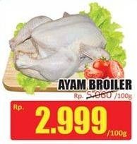 Promo Harga Ayam Broiler per 100 gr - Hari Hari