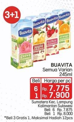 Promo Harga Buavita Fresh Juice All Variants 245 ml - Lotte Grosir