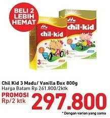 Promo Harga MORINAGA Chil Kid Gold Madu, Vanilla per 2 box 800 gr - Carrefour