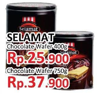 Promo Harga SELAMAT Wafer Chocolate 400 gr - Yogya