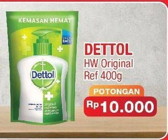 Promo Harga Dettol Hand Wash Anti Bakteri Original 400 ml - Alfamart