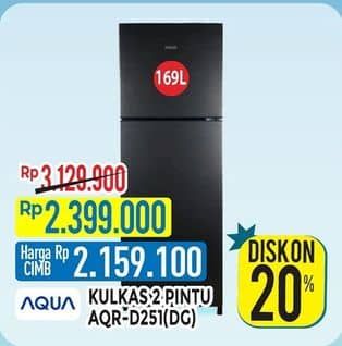 Promo Harga Aqua AQR-D251  - Hypermart