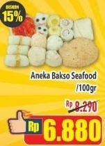 Promo Harga Aneka Bakso Seafood per 100 gr - Hypermart