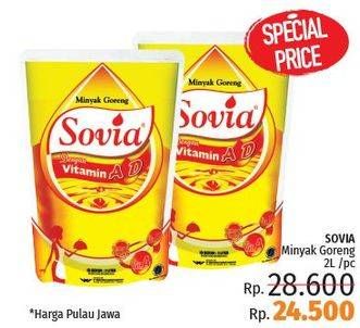 Promo Harga SOVIA Minyak Goreng 2 ltr - LotteMart