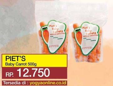 Promo Harga PIETS Baby Carrot per 500 gr - Yogya