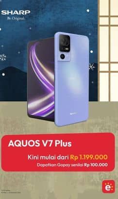 Promo Harga Sharp AQUOS V7 Plus  - Erafone