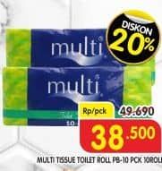 Promo Harga Multi Toilet Tissue PB10 10 roll - Superindo