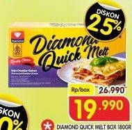 Promo Harga Diamond Cheese Quick Melt 180 gr - Superindo