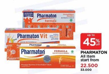 Promo Harga Pharmaton Formula Multivitamin Tablet All Variants 2 pcs - Watsons