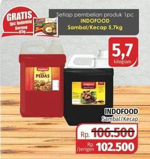 Promo Harga INDOFOOD Sambal/Kecap 5,7Kg  - Lotte Grosir
