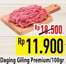 Promo Harga Daging Giling Sapi Premium per 100 gr - Hypermart