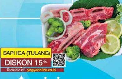 Promo Harga Iga Sapi per 100 gr - Yogya