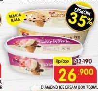 Promo Harga Diamond Ice Cream All Variants 700 ml - Superindo